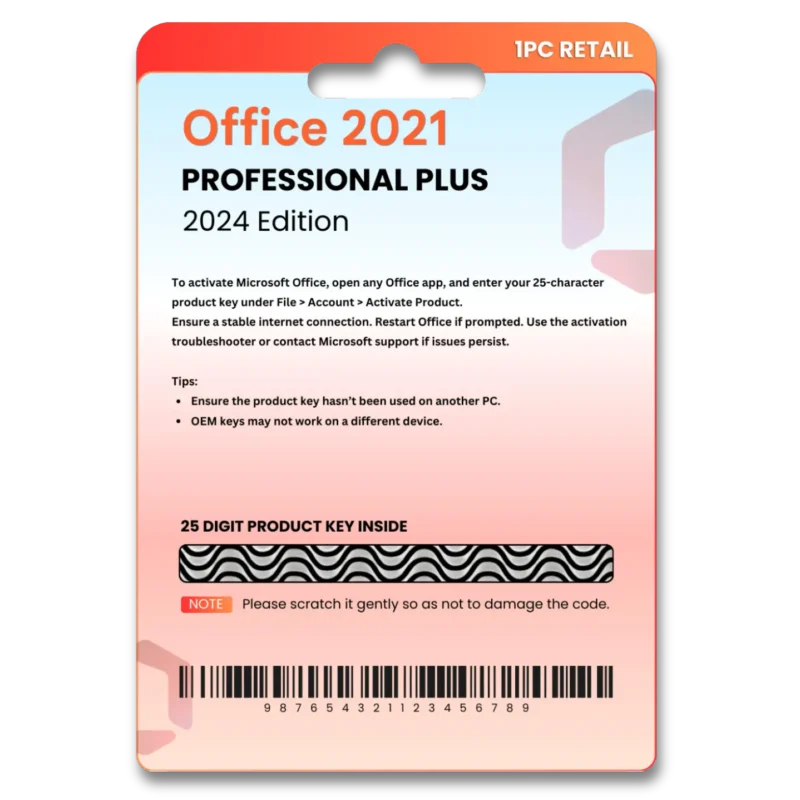 Office 2021 Pro Plus Telephone Activation Key
