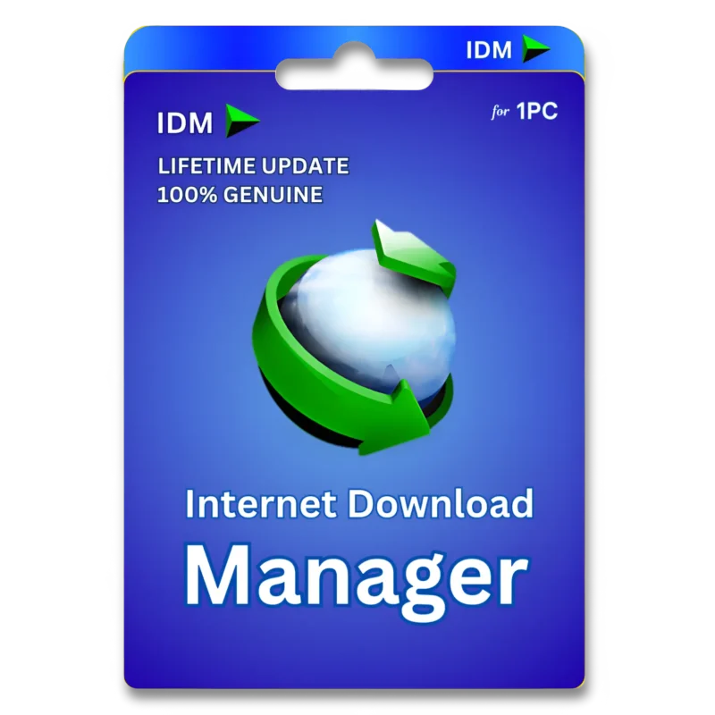 IDM | Internet Download Manager | for 1 PC With Lifetime License.
