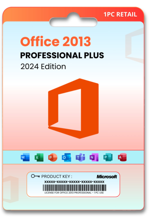 Office 2013 Pro Plus Original License Online Key