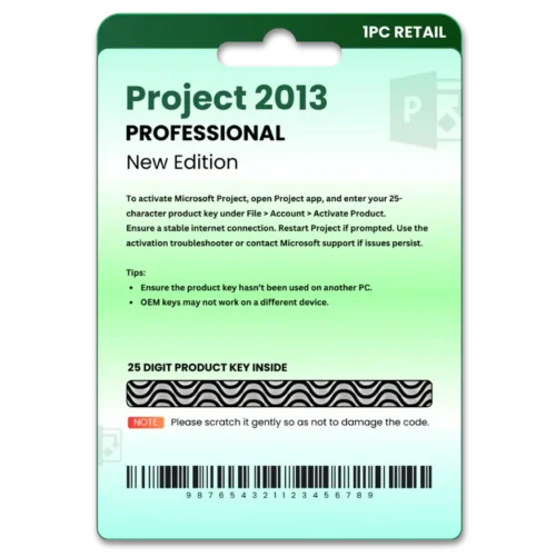 Project 2013 Pro Original License Key