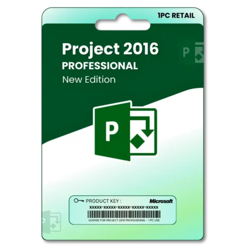 Project 2016 Pro Original License Online Key