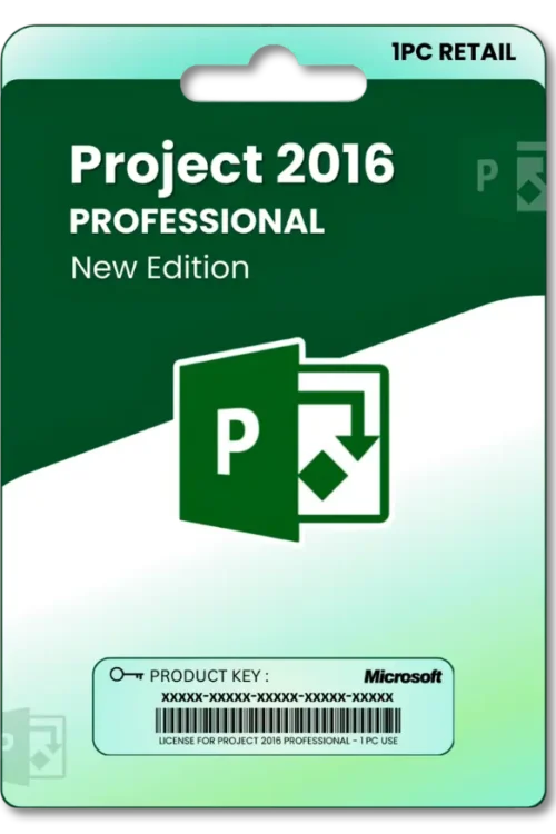 Project 2016 Pro Original License Online Key