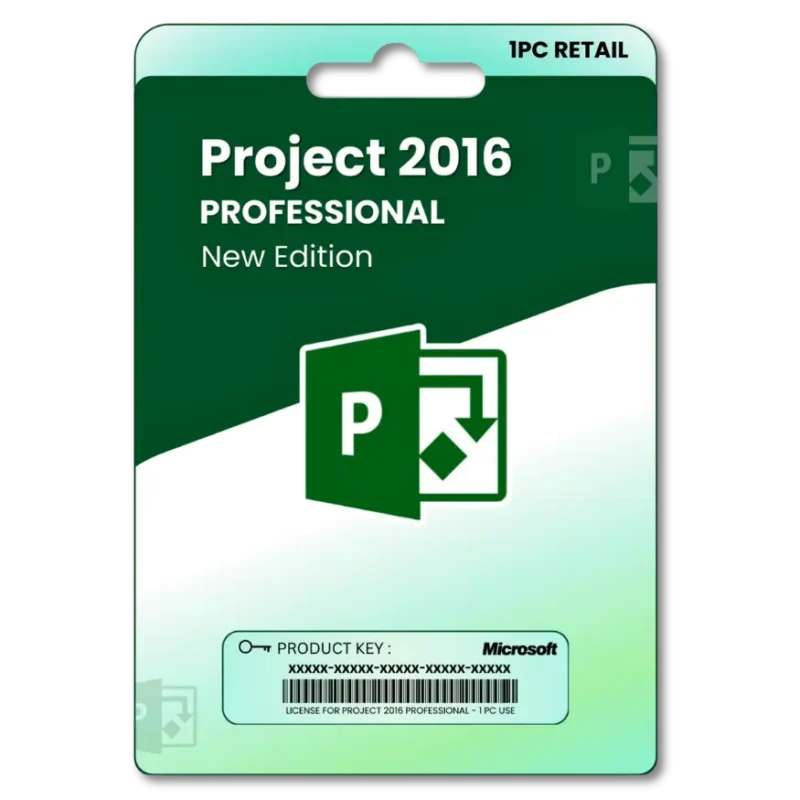 Project 2016 Pro Original License Online Key