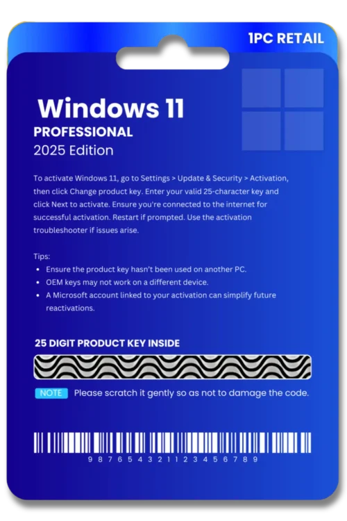 Windows 11 Pro OEM License Key