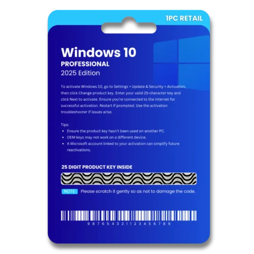 Windows 10 Pro OEM License Key