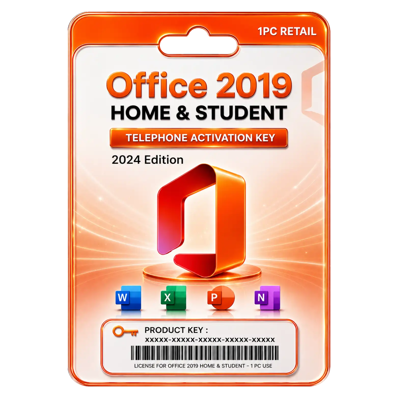 Office 2019 H & S Tele Office 2019 Home & Student Telephone activation key - Image 1