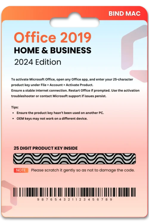 Office 2019 Home & Business for 1 MAC