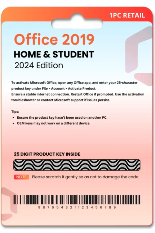 Office 2019 Home & Student 1PC [Bind for win]