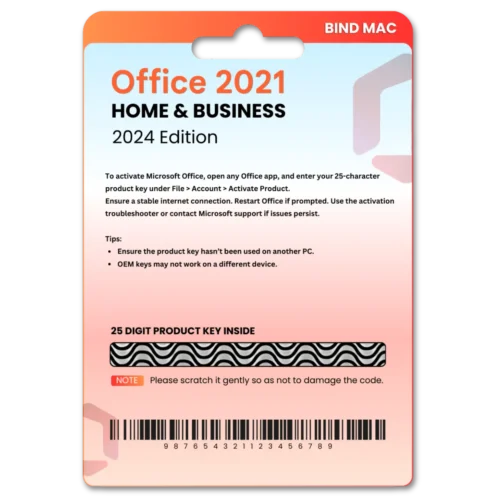 Office 2021 Home & Business Bind Key For Mac
