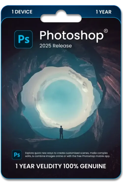 Adobe Photoshop Original License for 1 Device 1 Year