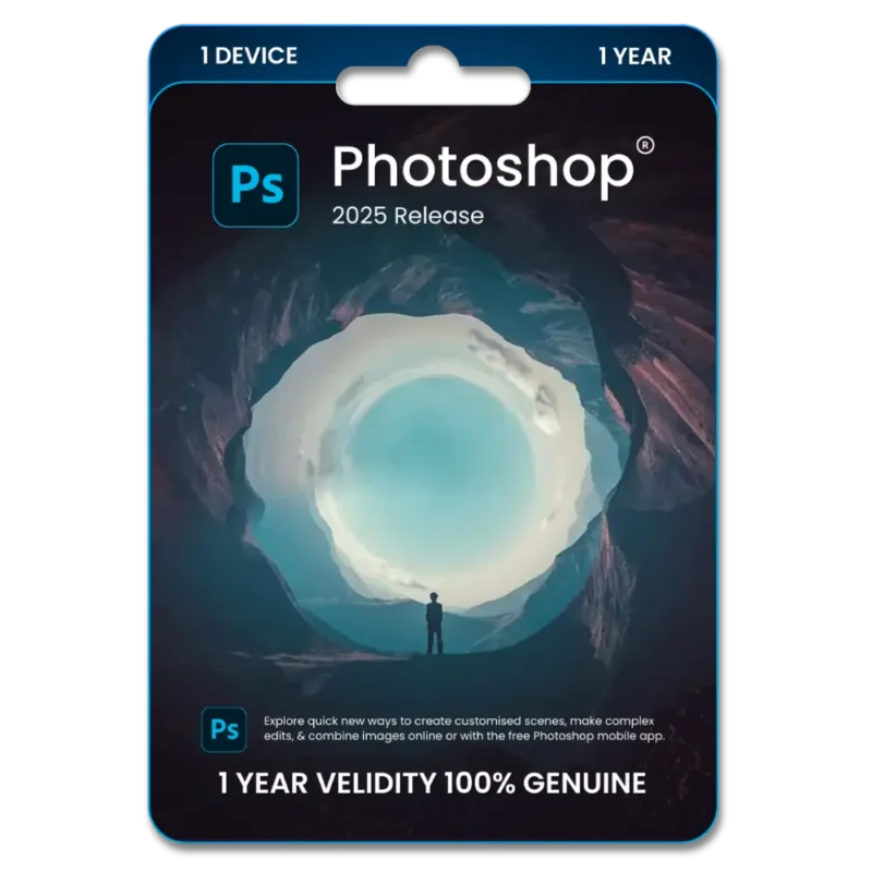 Adobe Photoshop Original License for 1 Device 1 Year
