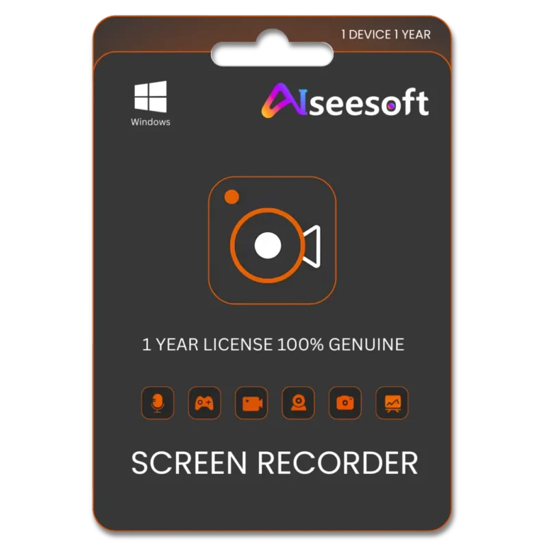 Aiseesoft Screen Recorder - 1 Device 1 Year Key