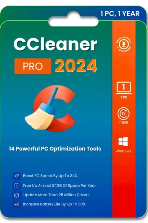 CCleaner Professional 2024 (1 Device, 1 Year) Key