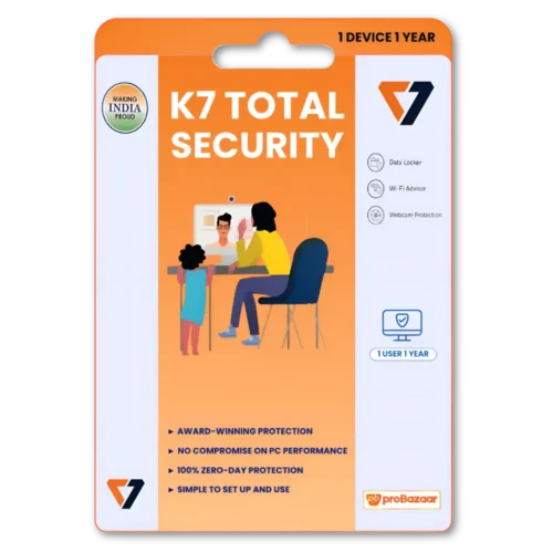 K7 Antivirus Premium 1 Pc for 1 Year Protection