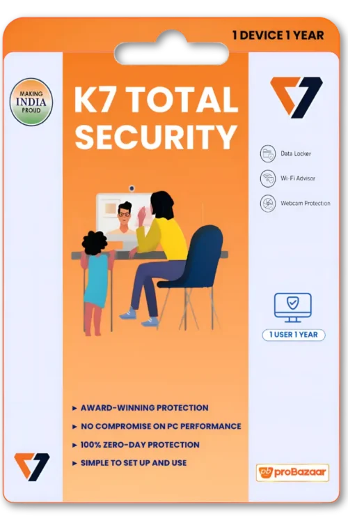 K7 Antivirus Premium 1 Pc for 1 Year Protection