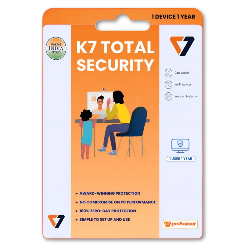 K7 Antivirus Premium 1 Pc for 1 Year Protection