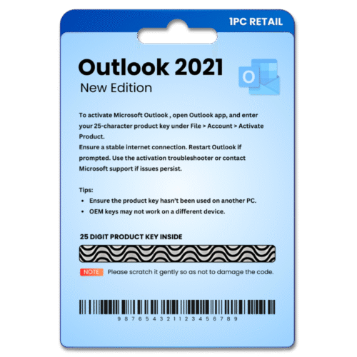 Outlook 2021 Original License Key For 1PC