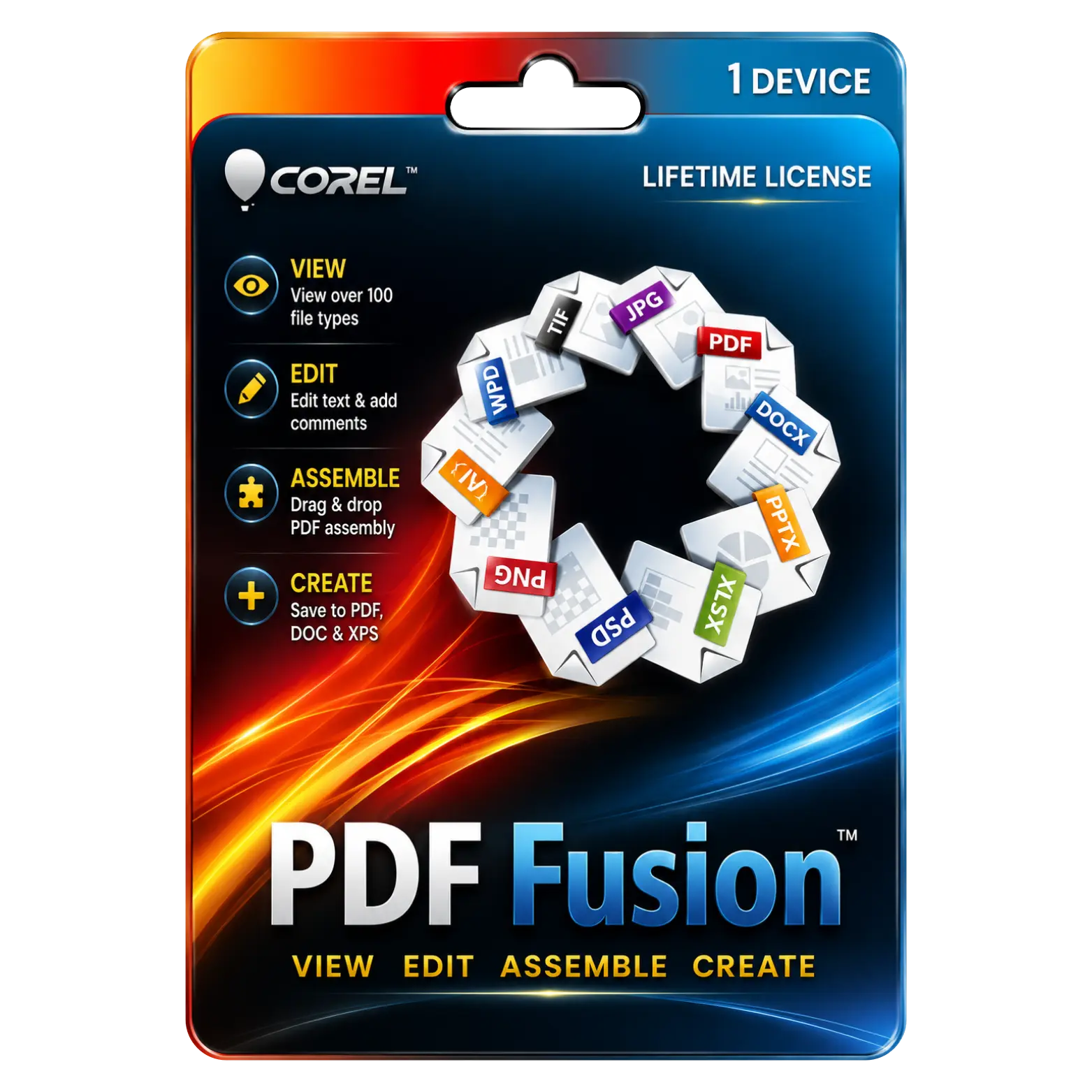 PDF Fusion Corel PDF Fusion (1 Device, Lifetime) Key - Image 1