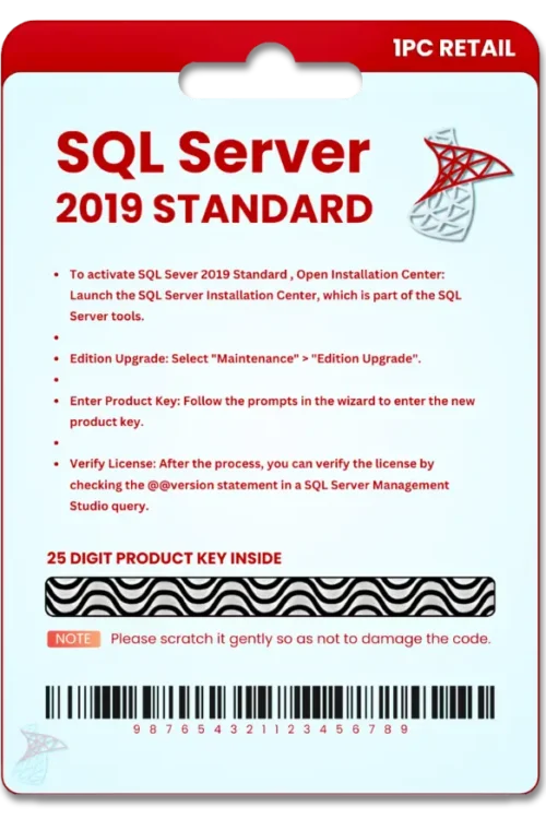 SQL Server 2019 Standard For 1PC