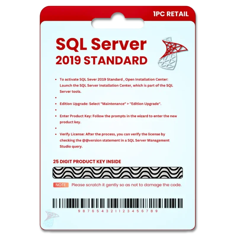 SQL Server 2019 Standard For 1PC