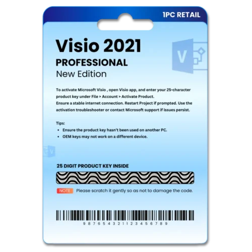 Visio 2021 Professional Original License Key