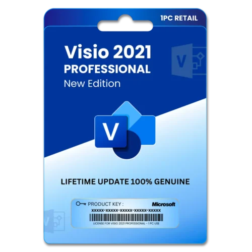 Visio 2021 Professional Original License Key