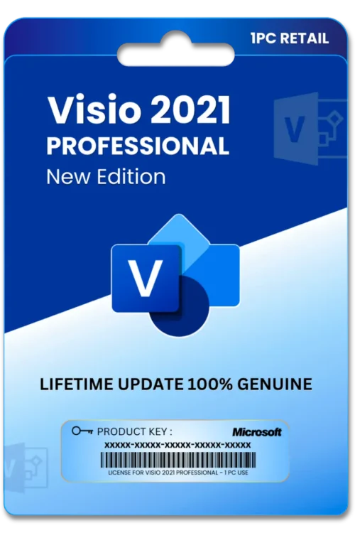 Visio 2021 Professional Original License Key