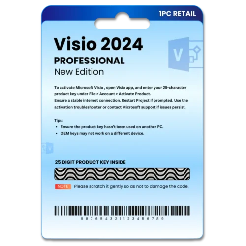 Visio 2024 Professional Original License Key