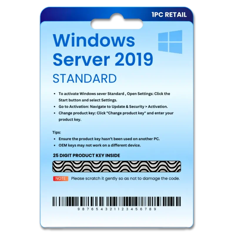 Windows Server 2019 Standard 1PC