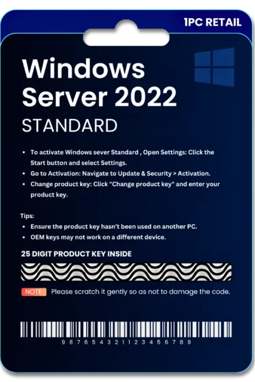 Windows Server 2022 Standard 1PC