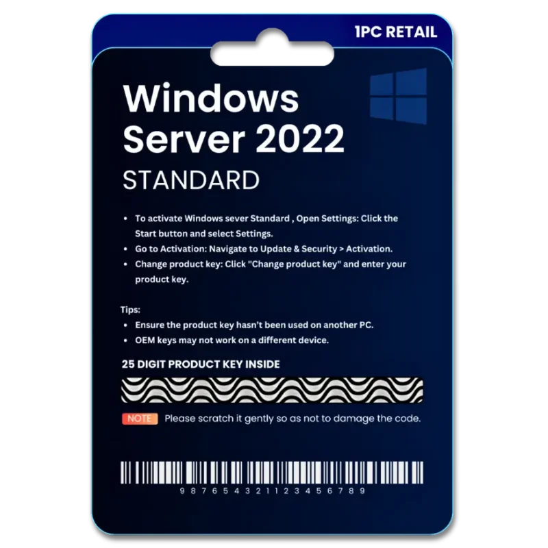 Windows Server 2022 Standard 1PC