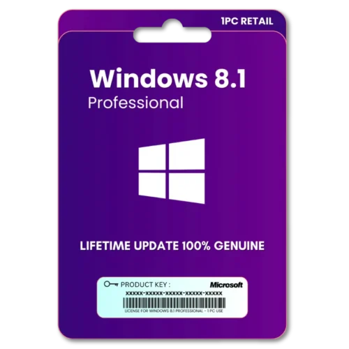 Windows 8.1 Professional License Key