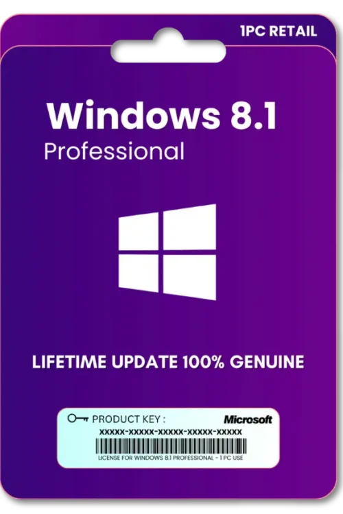 Windows 8.1 Professional License Key