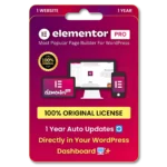 Elementor Pro With Original License For 1 Year Auto Update