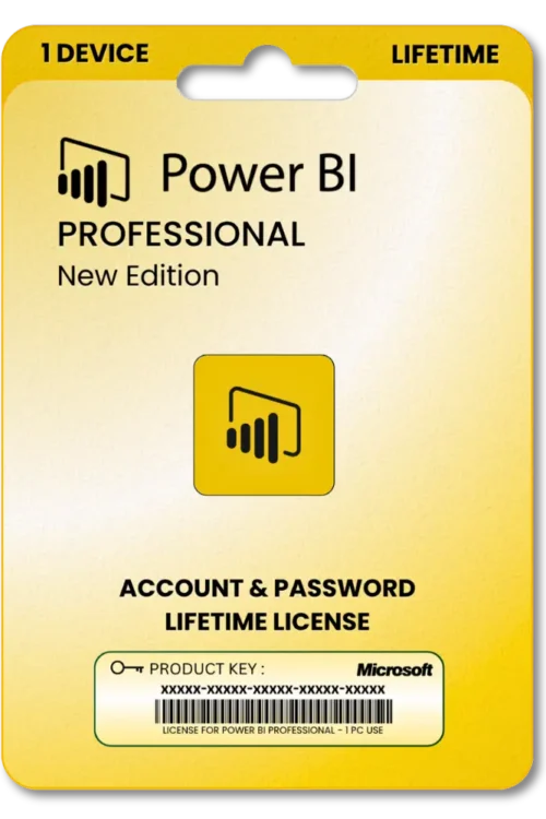 Power Bi Account + Password Lifetime License