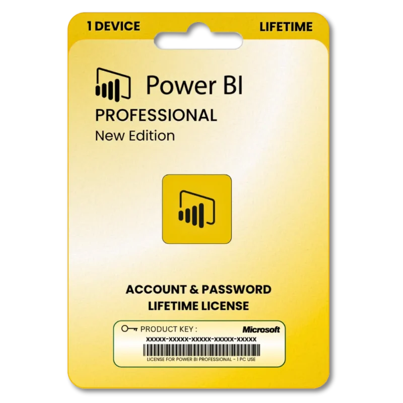 Power Bi Account + Password Lifetime License