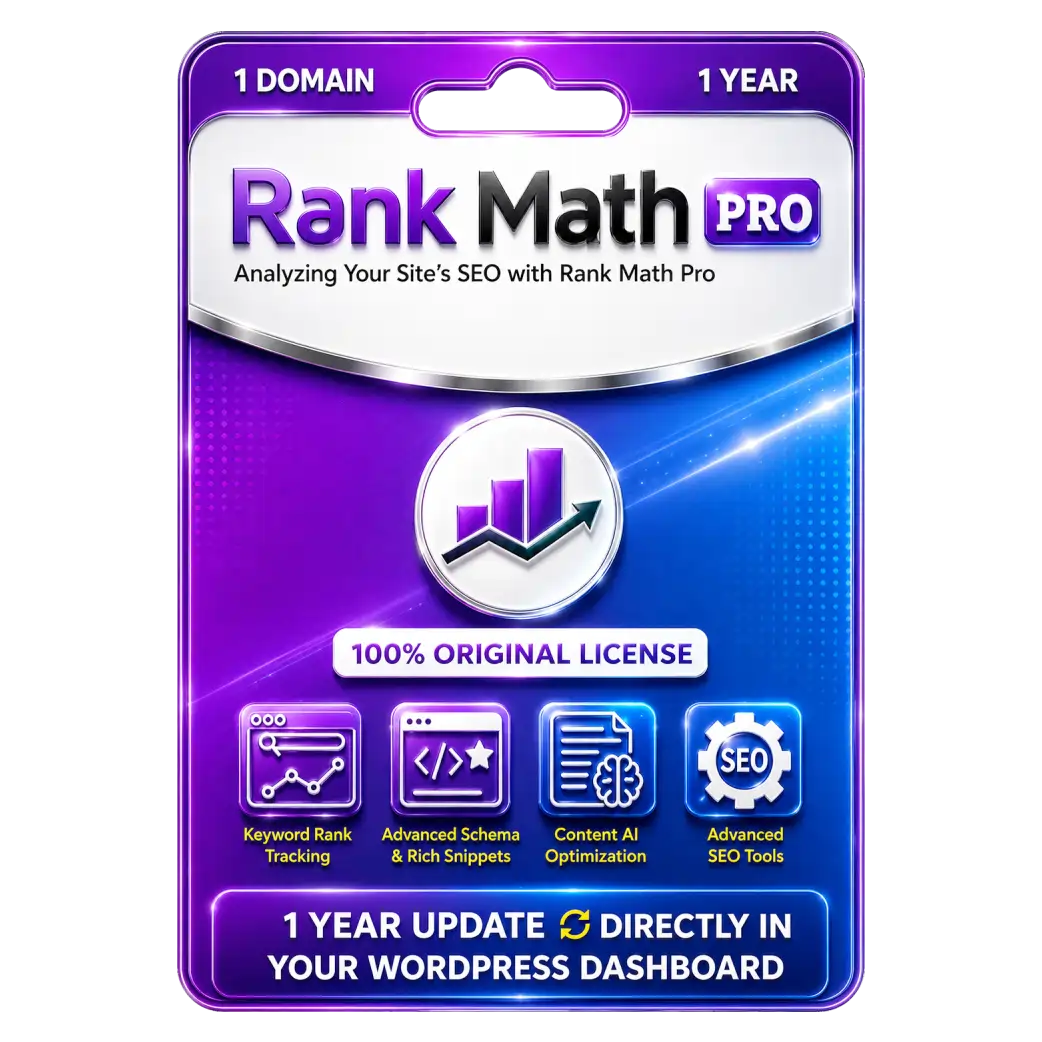 Rank Math Rank Math Pro With Original License - Image 1