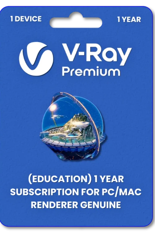 V-Ray Premium (Education) 1 Year Subscription for PC/Mac