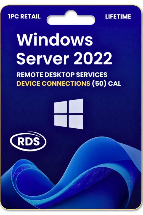 Windows Server 2022 Remote Desktop Services Device connections (50) CAL