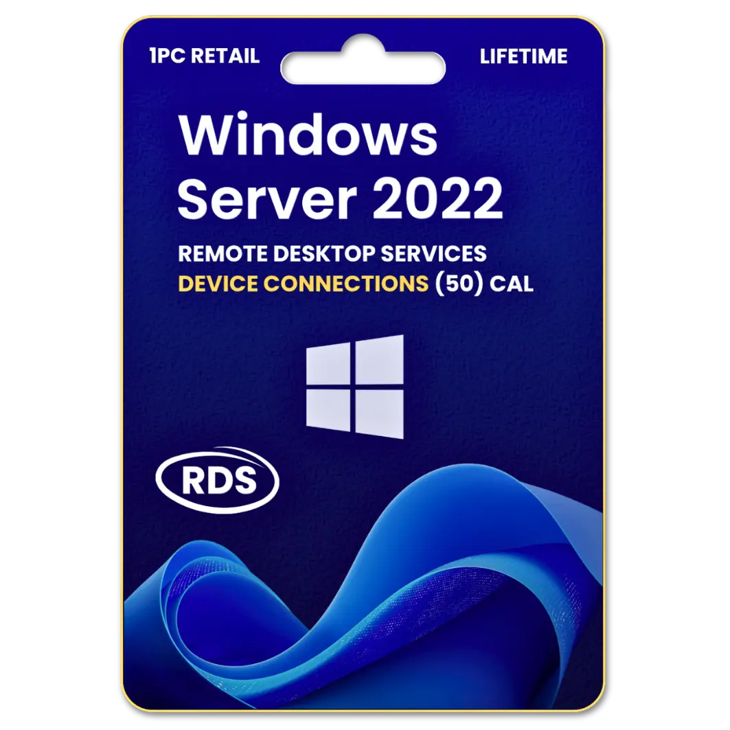 Windows Server 2022 Remote Desktop Services Device connections (50) CAL Windows Server 2022 Remote Desktop Services Device connections (50) CAL