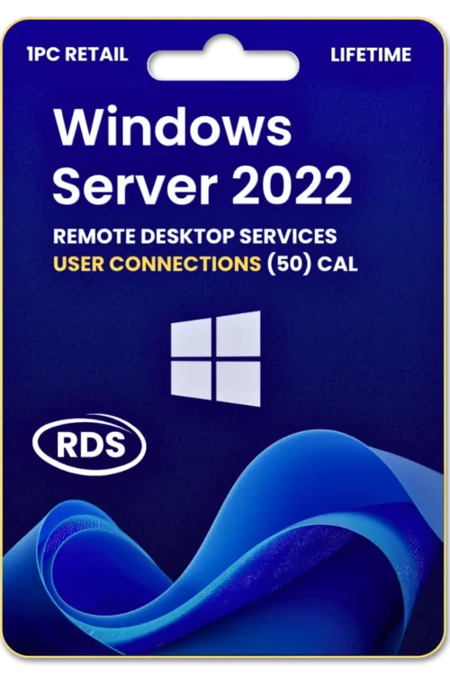 Windows Server 2022 Remote Desktop Services User connections (50) CAL