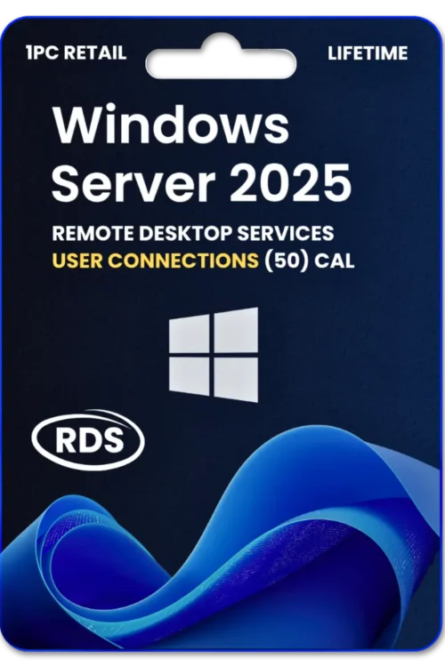 Windows Server 2025 Remote Desktop Services User connections (50) CAL