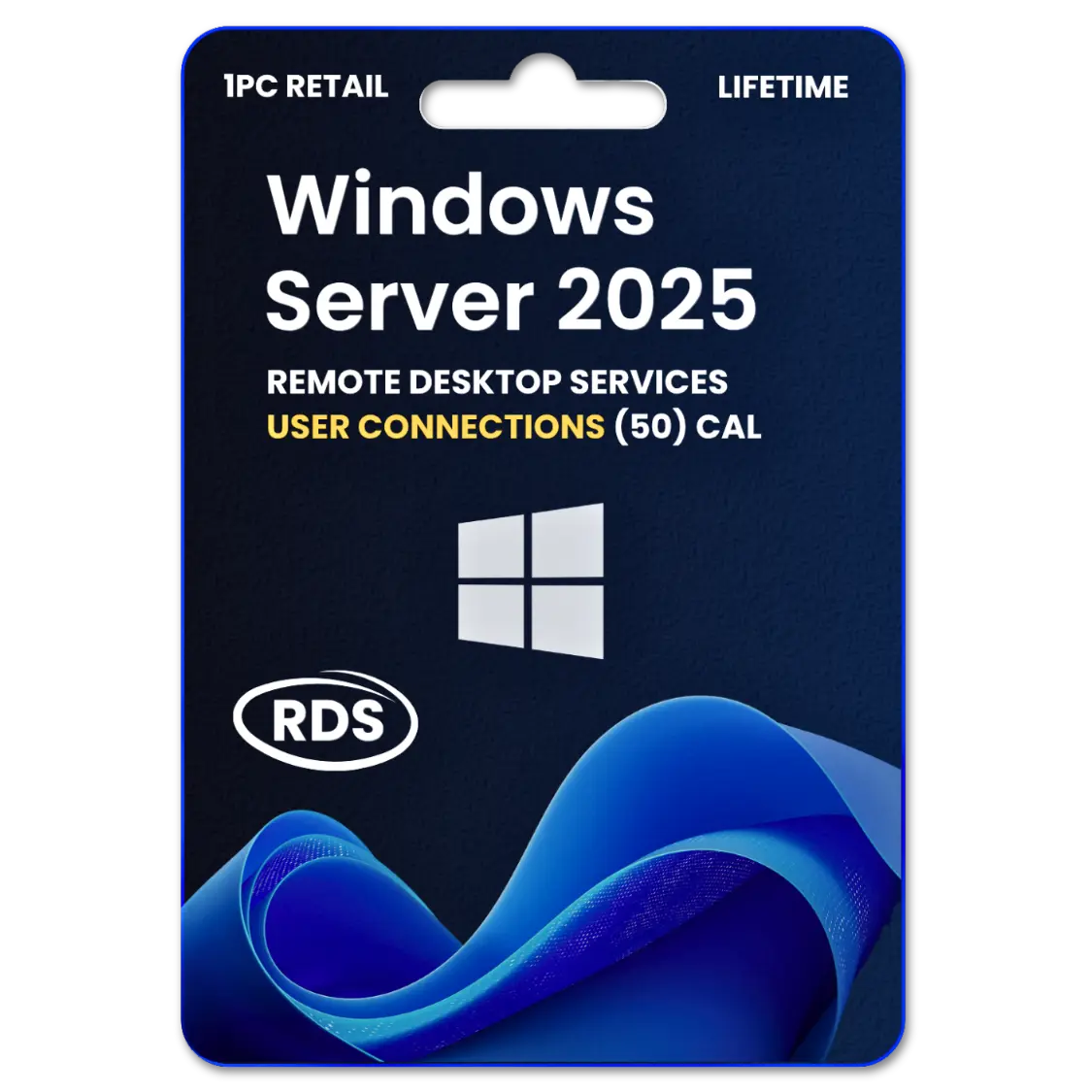 Windows Server 2025 Remote Desktop Services User connections (50) CAL Windows Server 2025 Remote Desktop Services User connections (50) CAL