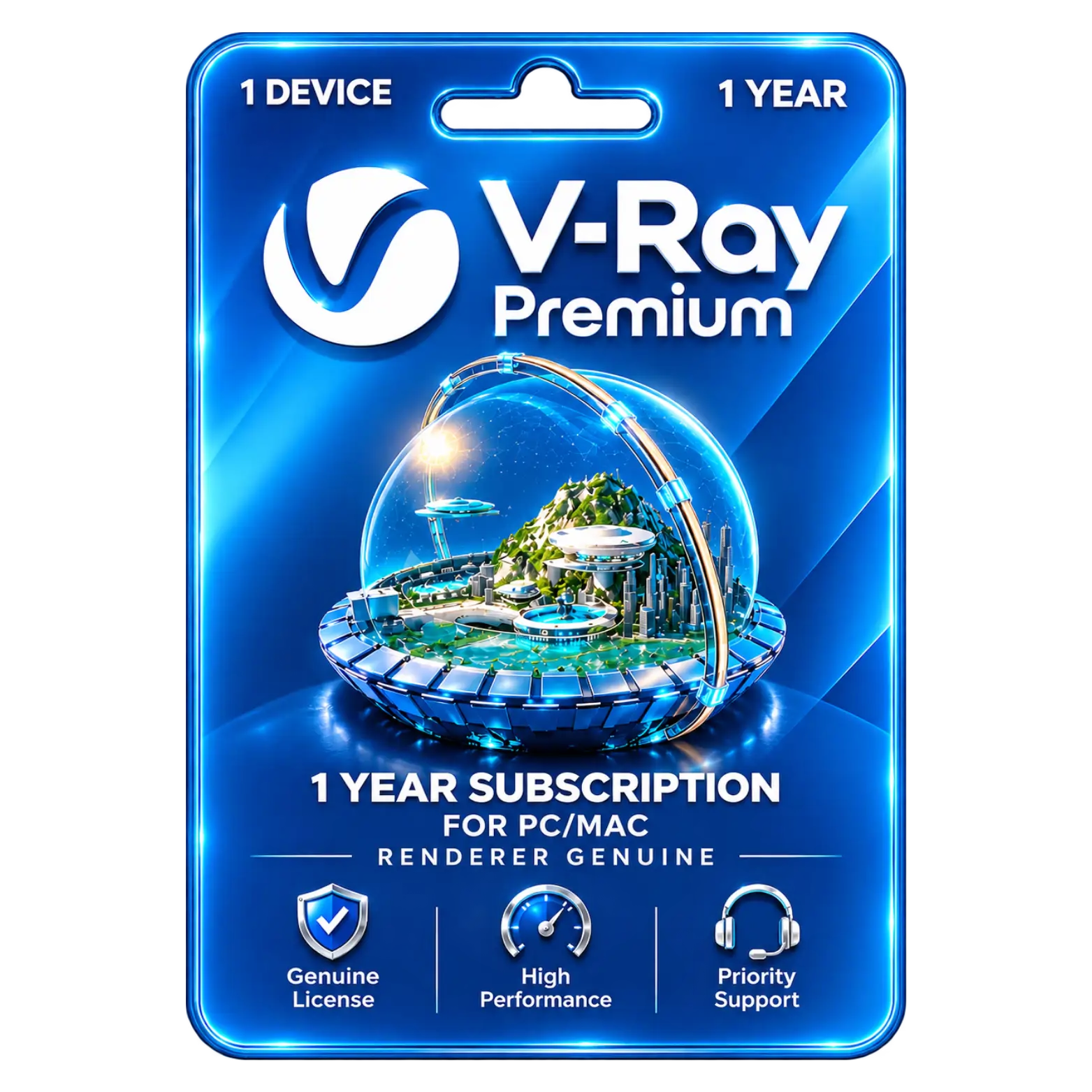 v ray Educational V-Ray Premium 1 Year Subscription for PC/Mac - Image 1