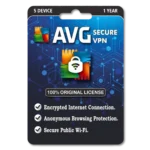 AVG Secure VPN 5 Devices 1 Year (PC, Android, Mac, iOS)