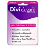 DIVI Elegant Themes With Original License Key For Lifetime Auto Update.
