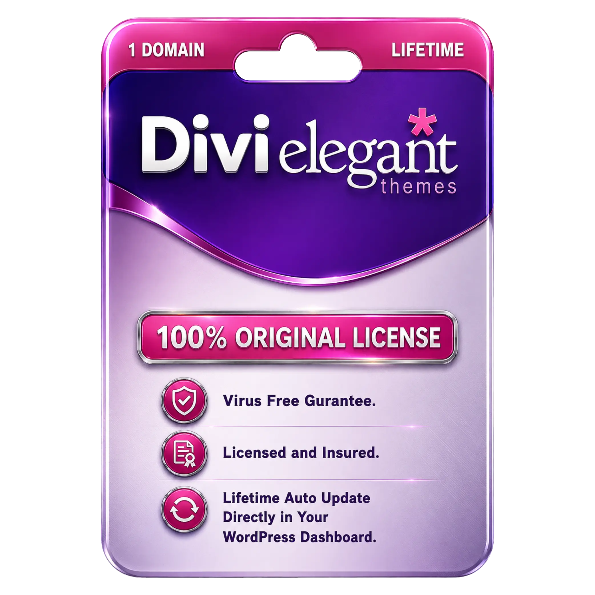 Divi Elegant Theme DIVI Elegant Themes With Original License Key - Image 1