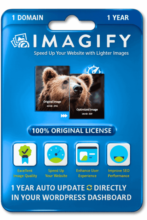 Imagify Pro Activation With API Key For 1 Year