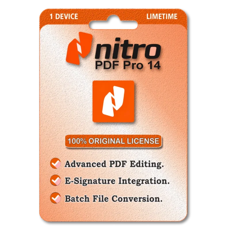 Nitro PDF Pro 14 With Original License for Lifetime