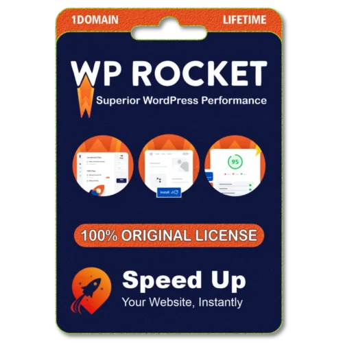 WP Rocket With Original License Key For 1 Year Auto Update